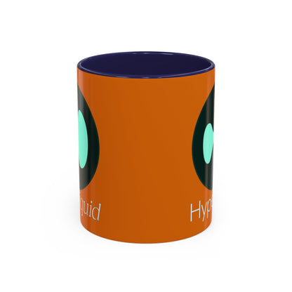 Hyperliquid White font Orange Accent Mug by cypherpunkgear.com