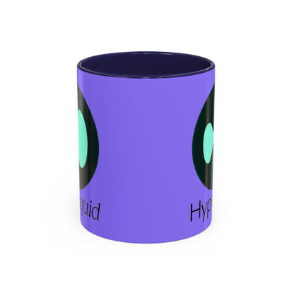 Hyperliquid Black font Light Purple Accent Mug by cypherpunkgear.com