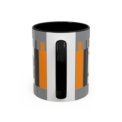 Bitcoin (BTC) Freedom Accent Mug by cypherpunkgear