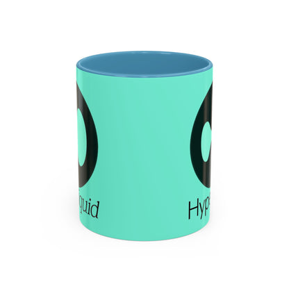 Hyperliquid Black font Light Hyperliquid Accent Mug by cypherpunkgear.com