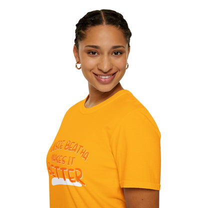 Uisce Beatha makes it better OGfont LTcolors Unisex T-Shirt by cypherpunkgear.com