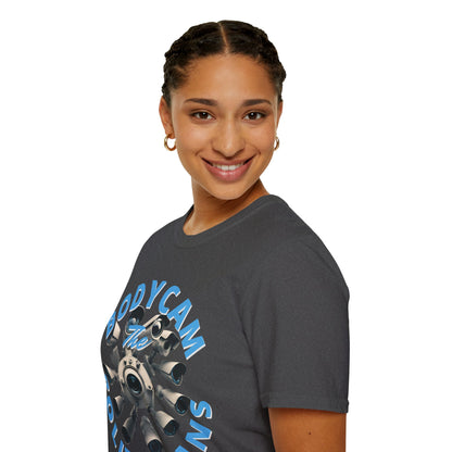 Bodycam the Politicians Cameras Dark colors Unisex T-Shirt by cypherpunkgear.com