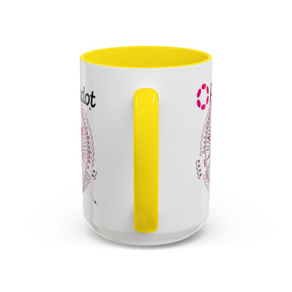 Polkadot (DOT) Accent Mug by cypherpunkgear.com