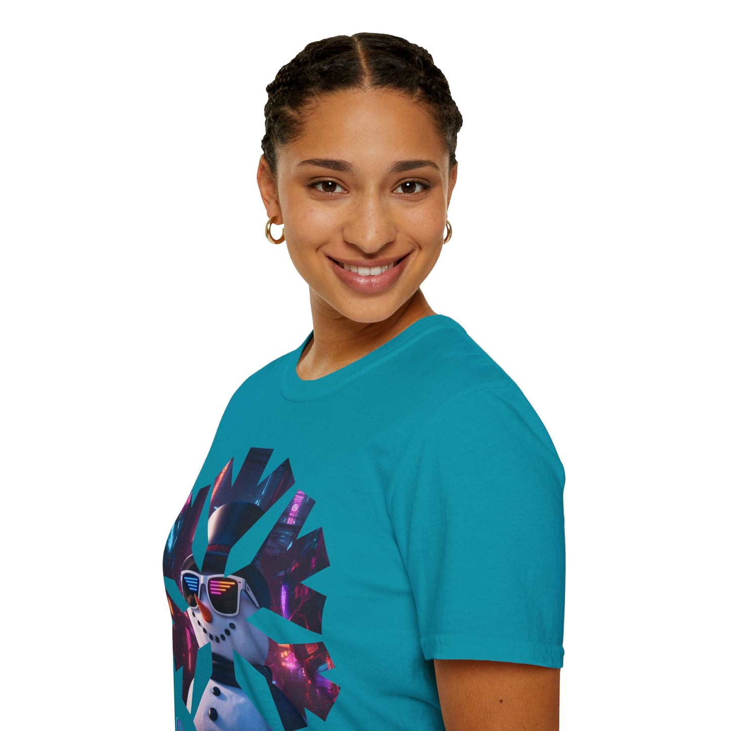 Snowpunk Dark colors Unisex T-Shirt by cypherpunkgear.com