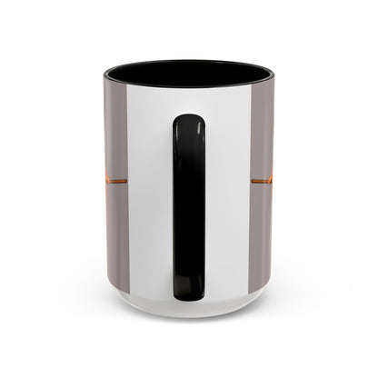 Hazel Hex Grey Accent Mug by CreepyCrafts.boo