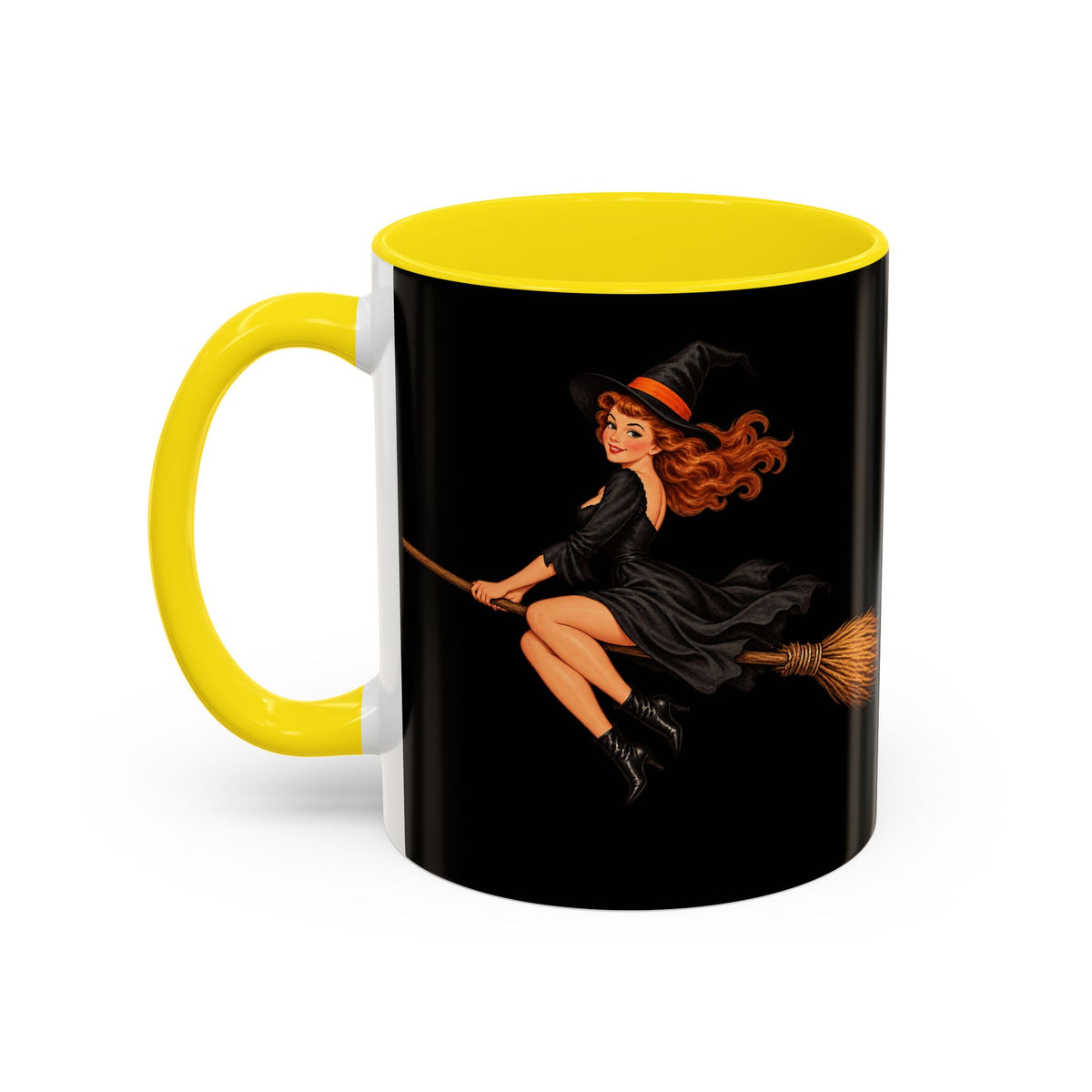 Hazel Hex Black Accent Mug by CreepyCrafts.boo