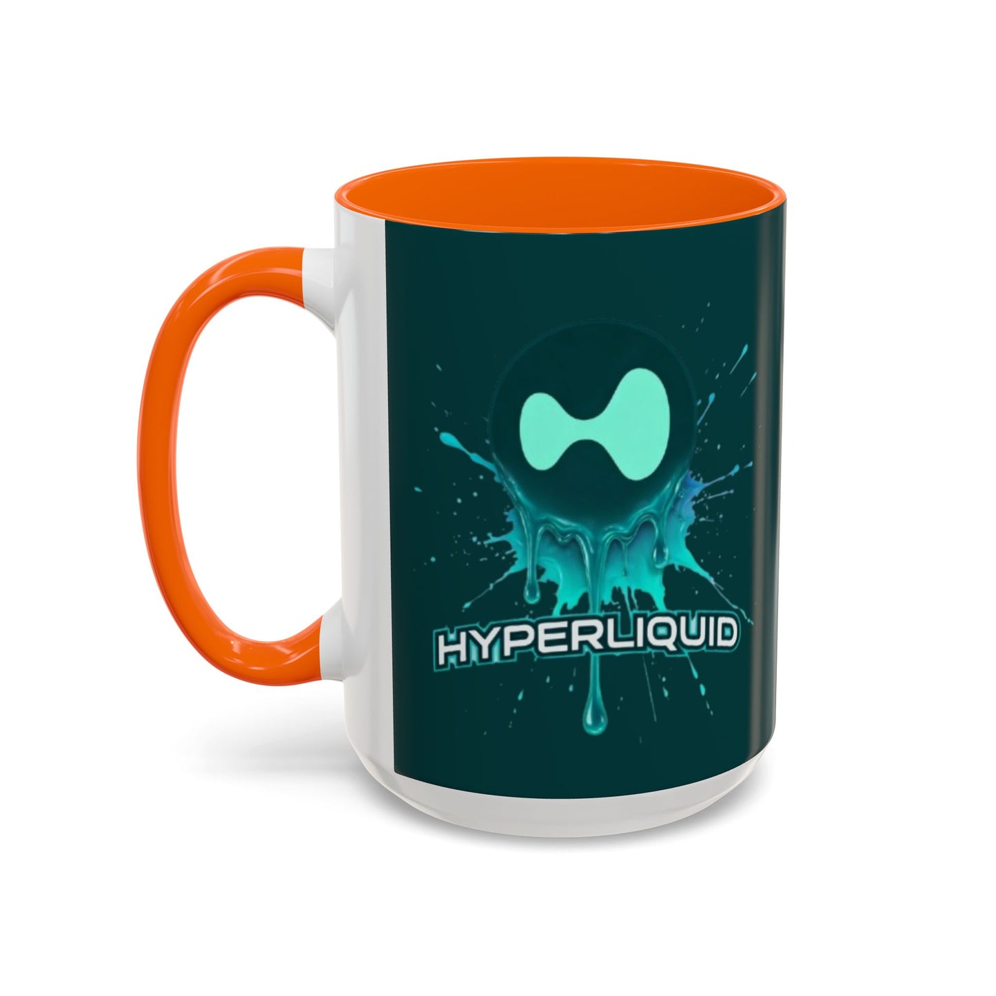 HYPE Drip Dark Hyperliquid Accent Mug by cypherpunkgear.com