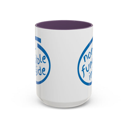 Non-Fungible Inside White Accent Mug by cypherpunkgear.com