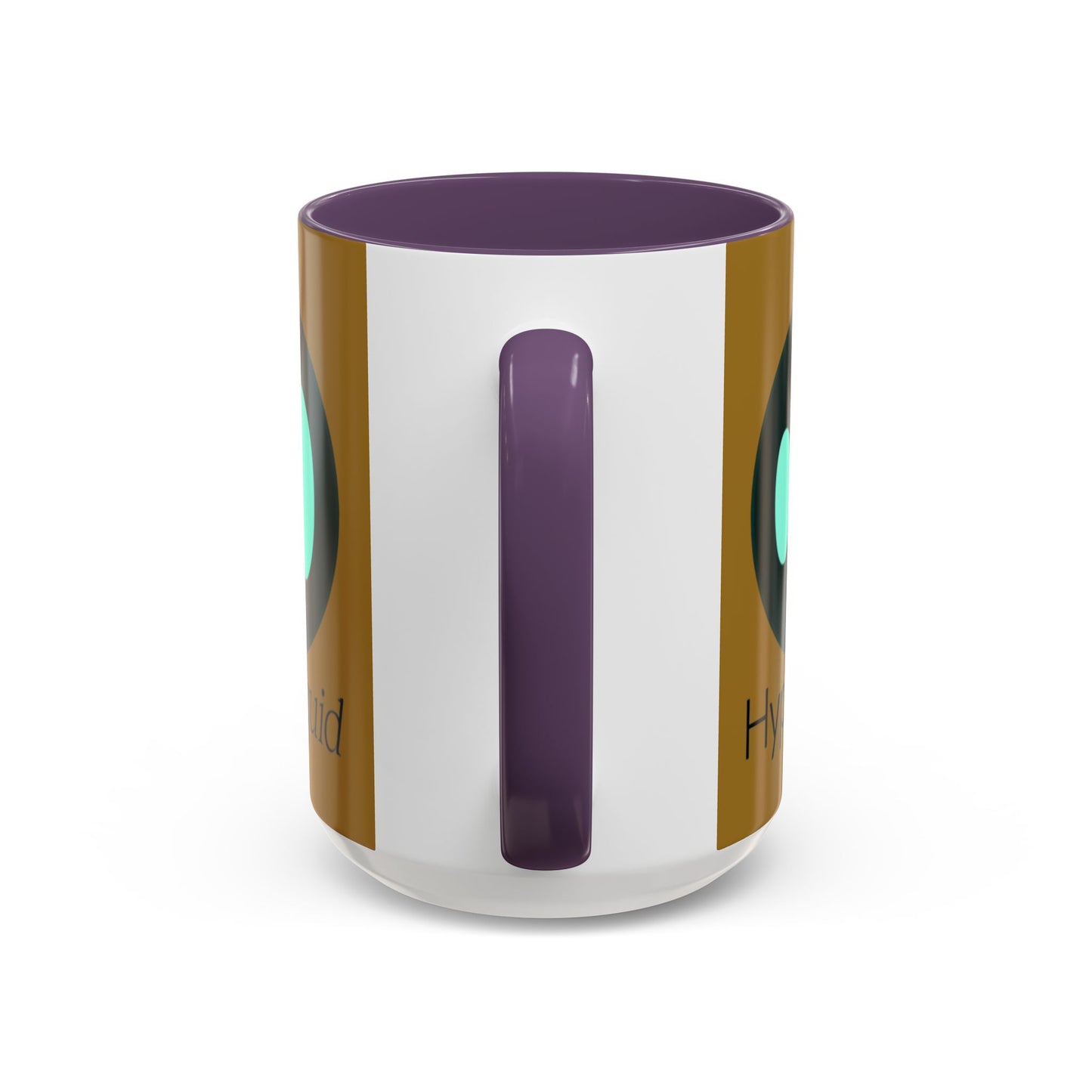 Hyperliquid Black font Brown Accent Mug by cypherpunkgear.com
