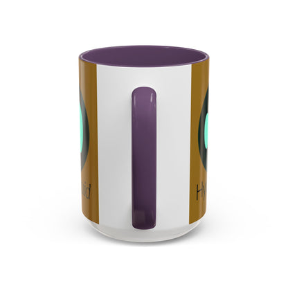 Hyperliquid Black font Brown Accent Mug by cypherpunkgear.com