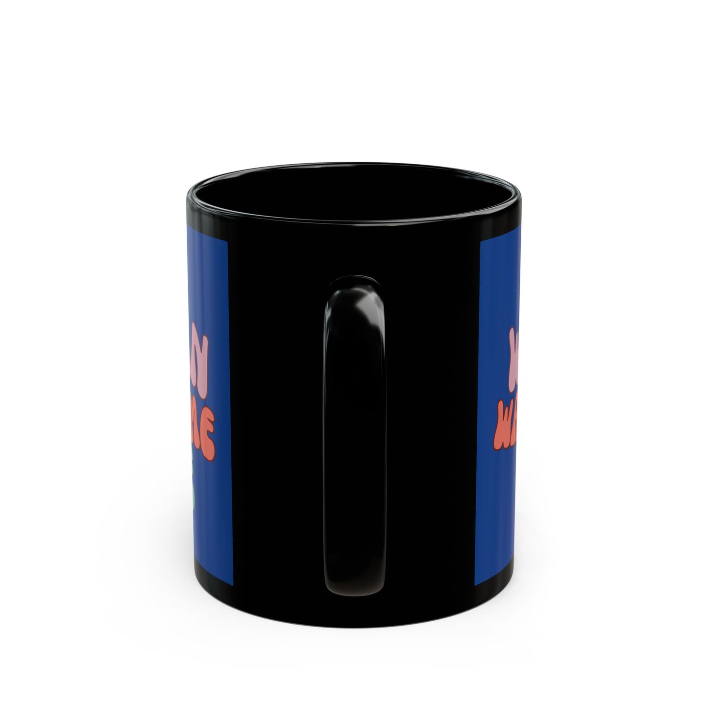 I Am Woman Watch Me Vote Blue Mug by cypherpunkgear.com