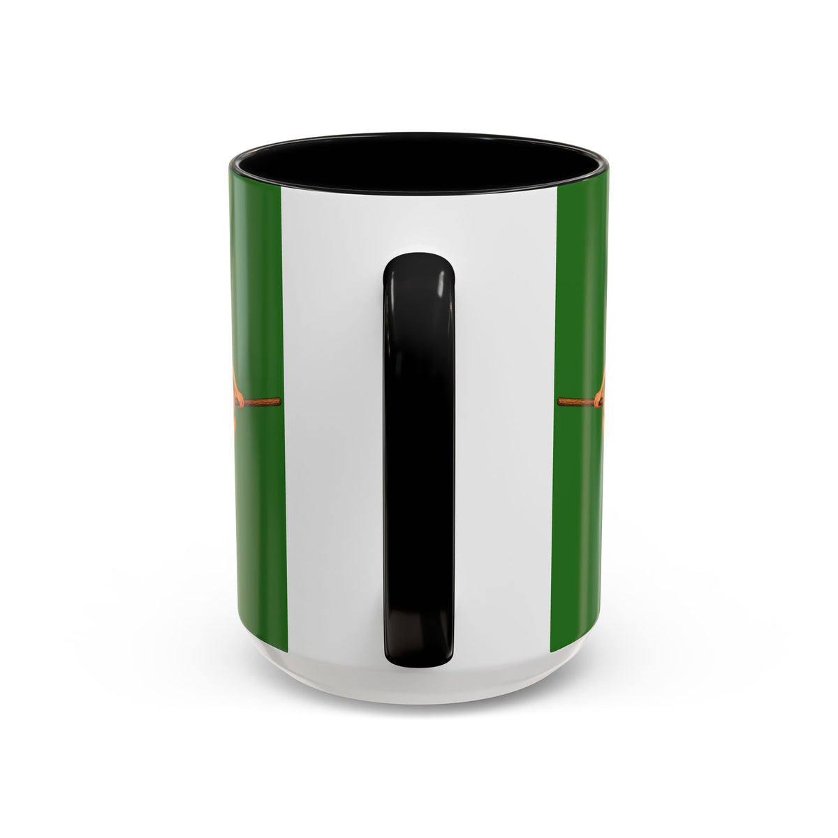 Hazel Hex Green Accent Mug by CreepyCrafts.boo