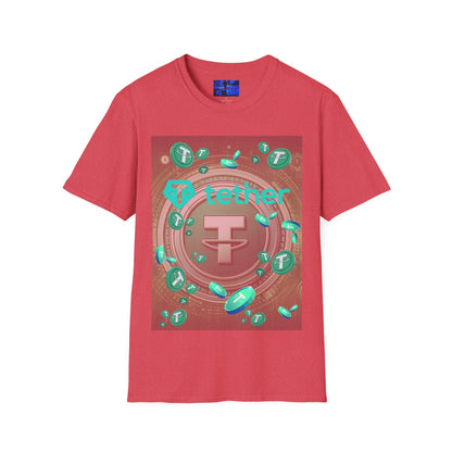 Tether LTcolors Unisex T-Shirt by cypherpunkgear.com