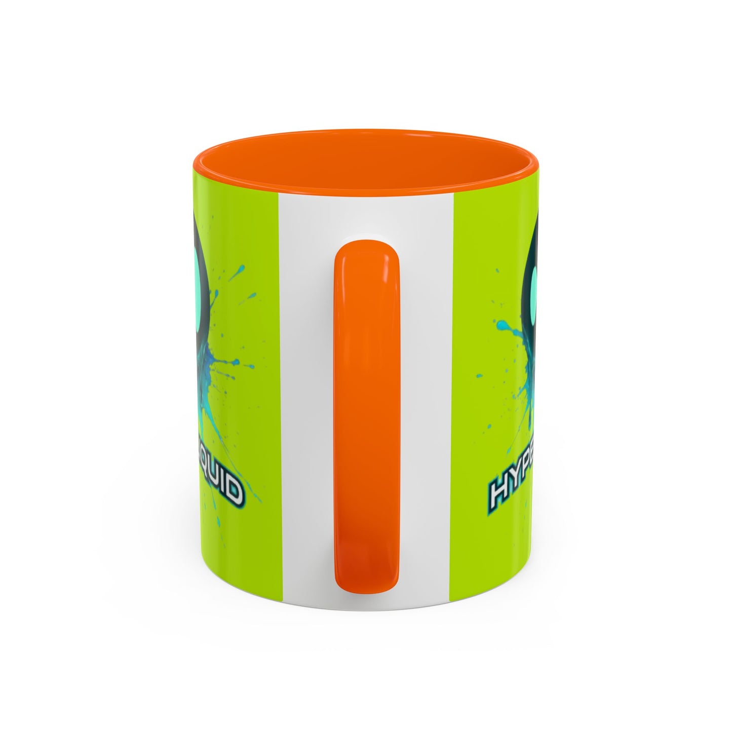 HYPE Drip Yellow Accent Mug by cypherpunkgear.com