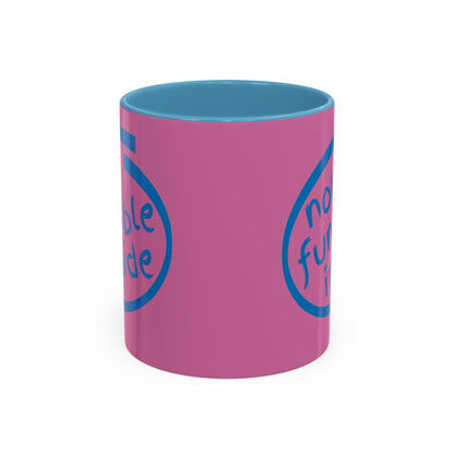 Non-Fungible Inside Pink Accent Mug by cypherpunkgear.com