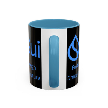 SUI Black Accent Mug by cypherpunkgear.com