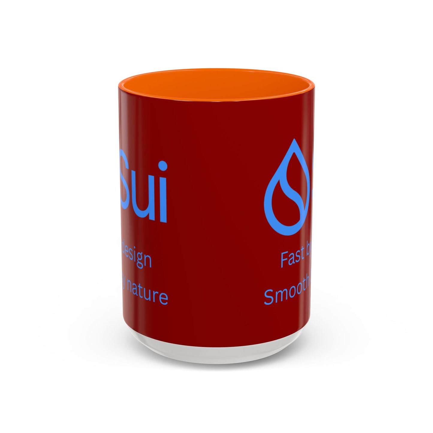 SUI Red Accent Mug by cypherpunkgear.com