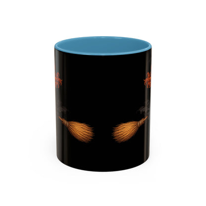 Hazel Hex Black Accent Mug by CreepyCrafts.boo