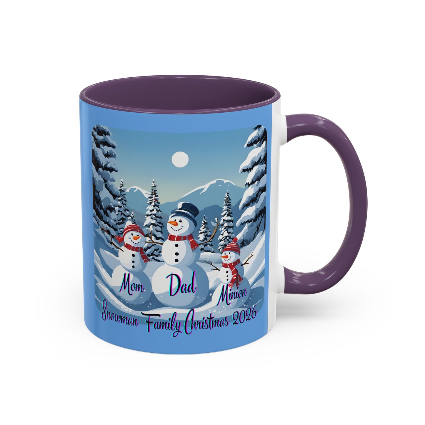Snowman Family of 3 Accent Mug by cypherpunkgear.com