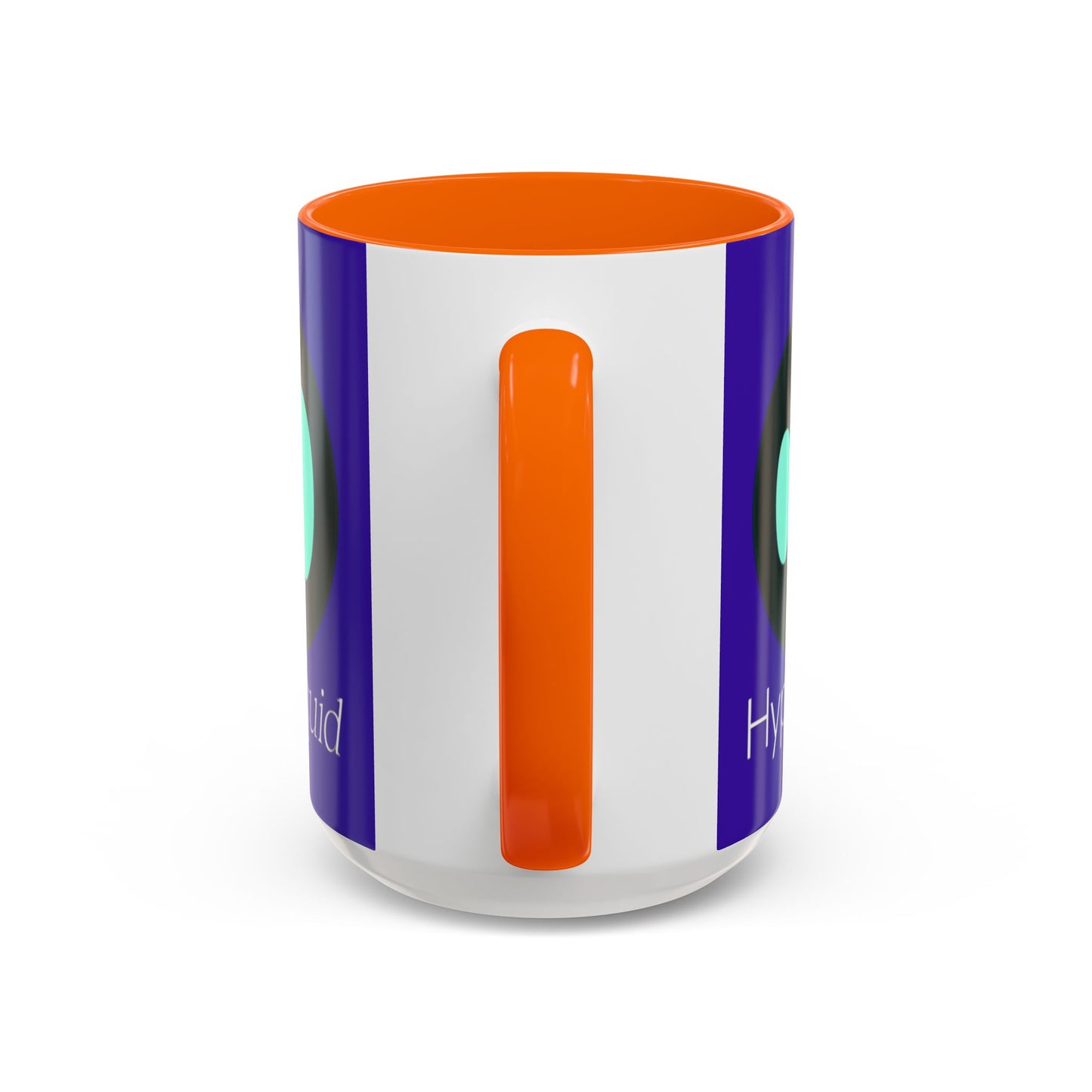 Hyperliquid White font Dark Purple Accent Mug by cypherpunkgear.com