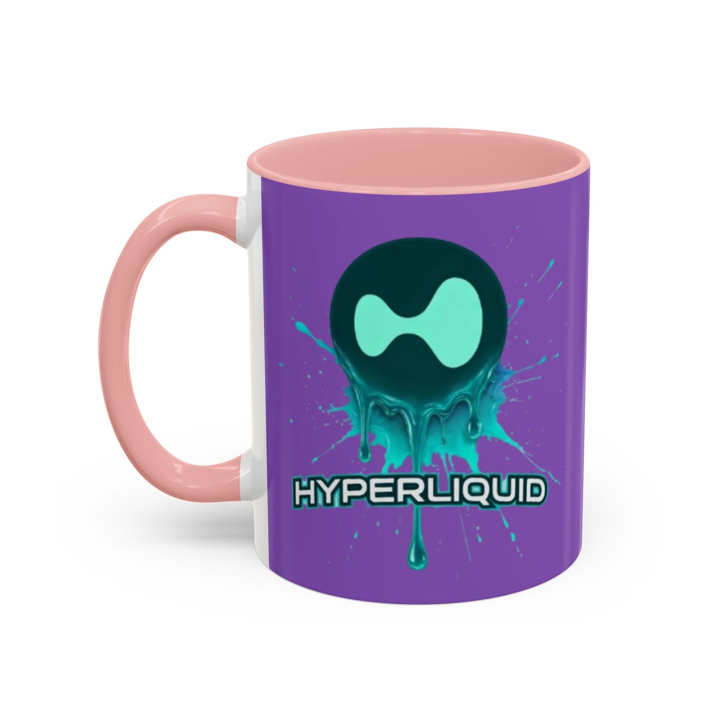 HYPE Drip Light Purple Accent Mug by cypherpunkgear.com