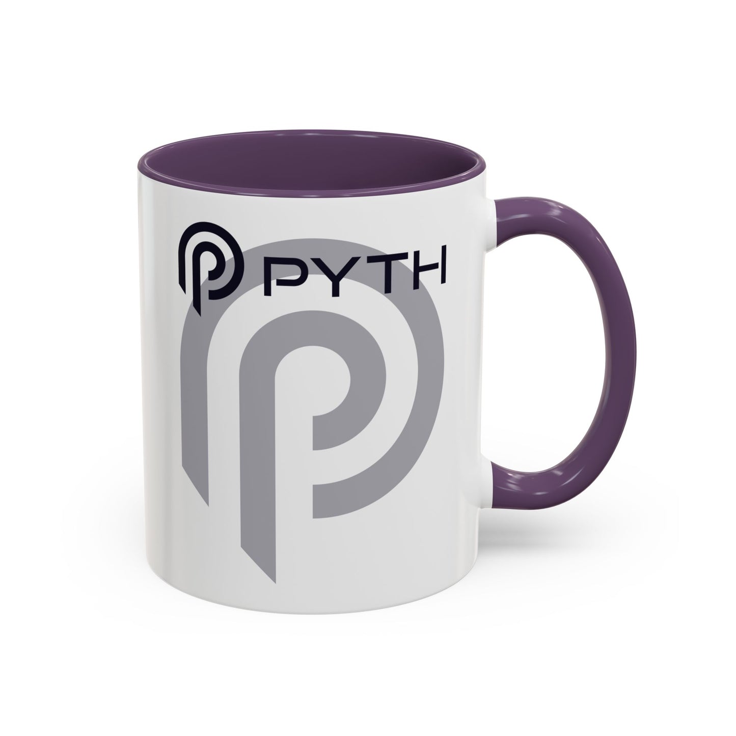 Pyth (PYTH) Accent Mug by cypherpunkgear.com
