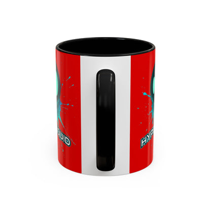HYPE Drip Red Accent Mug by cypherpunkgear.com