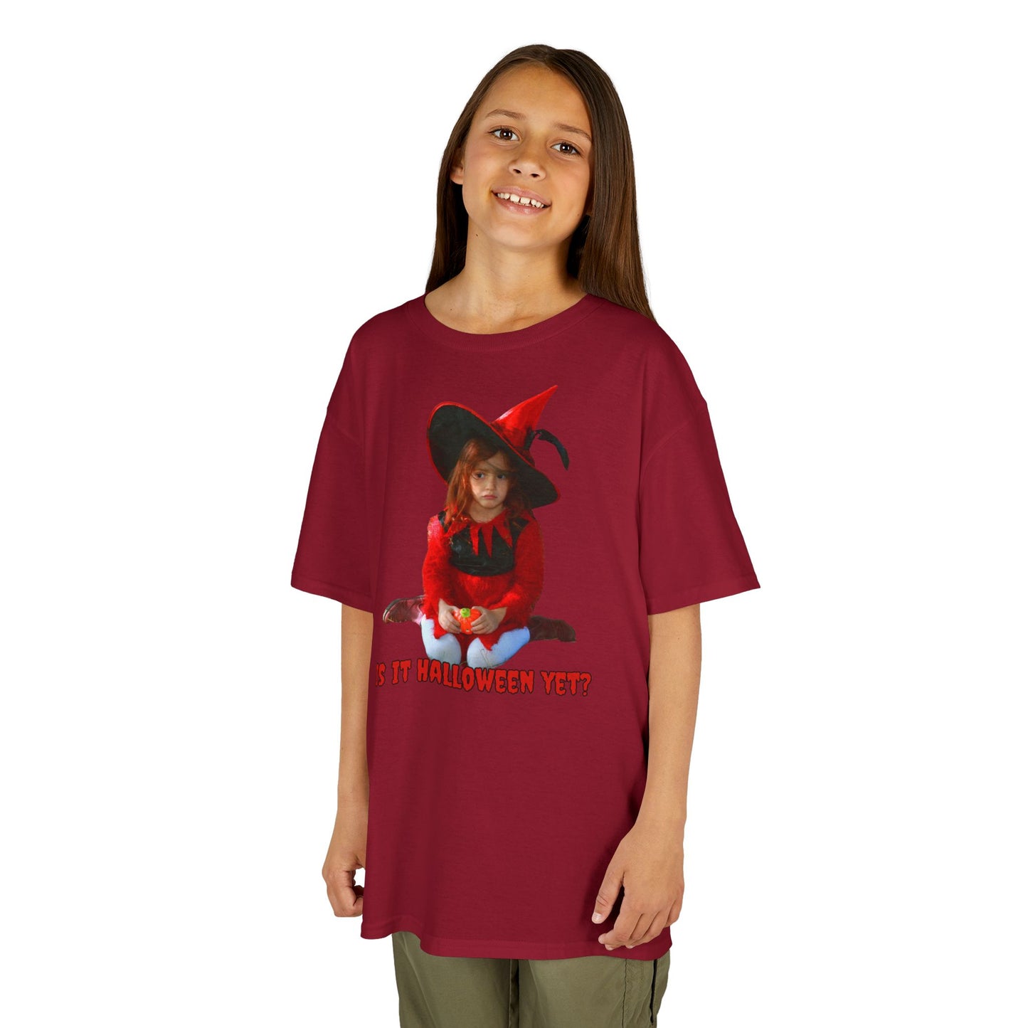 Is it Halloween yet? Kids Heavy Cotton™ Tee by CreepyCrafts.boo