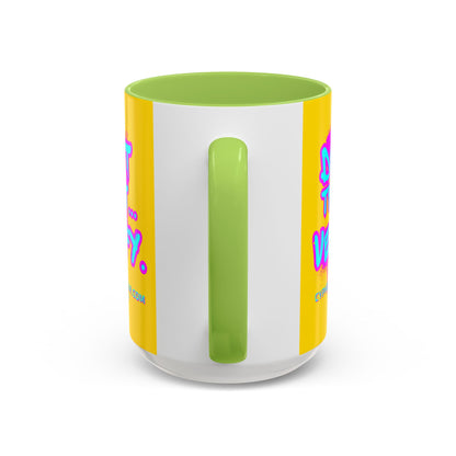 Don't Trust...Verify. Yellow Accent Mug by cypherpunkgear.com