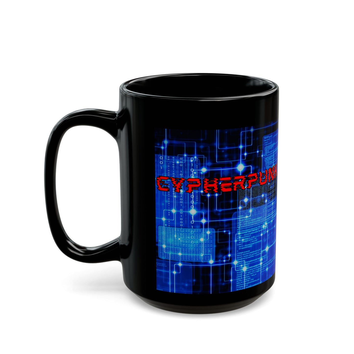 Cypherpunk Black Mug by cypherpunkgear.com
