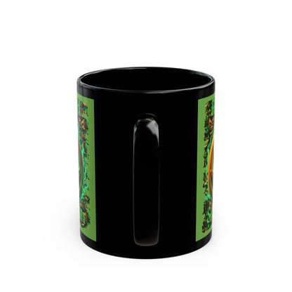 Blessed Samhain Green Jack Green Mug by CreepyCrafts.boo