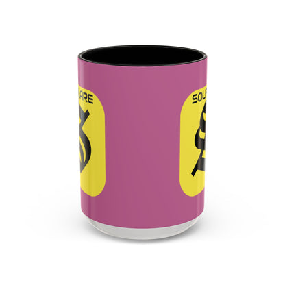 SolflareLogo Pink Accent Mug by cypherpunkgear.com