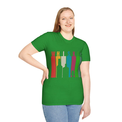 Whiskey spelled with an 'e' DKcolors Unisex T-Shirt by cypherpunkgear.com