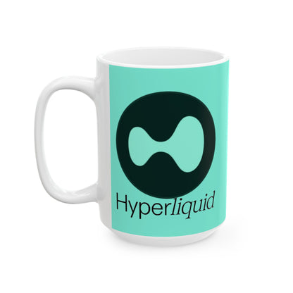 Hyperliquid Black font Light Hyperliquid Mug by cypherpunkgear.com