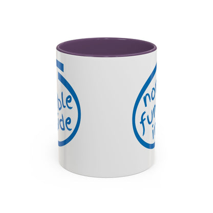 Non-Fungible Inside White Accent Mug by cypherpunkgear.com