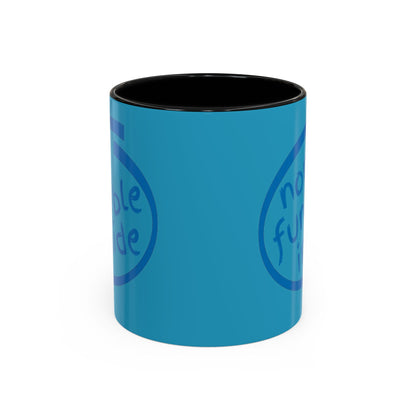 Non-Fungible Inside Turquoise Accent Mug by cypherpunkgear.com