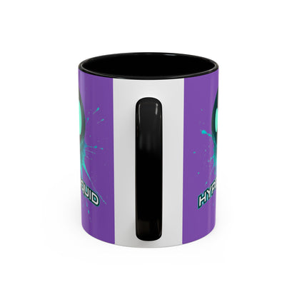HYPE Drip Light Purple Accent Mug by cypherpunkgear.com