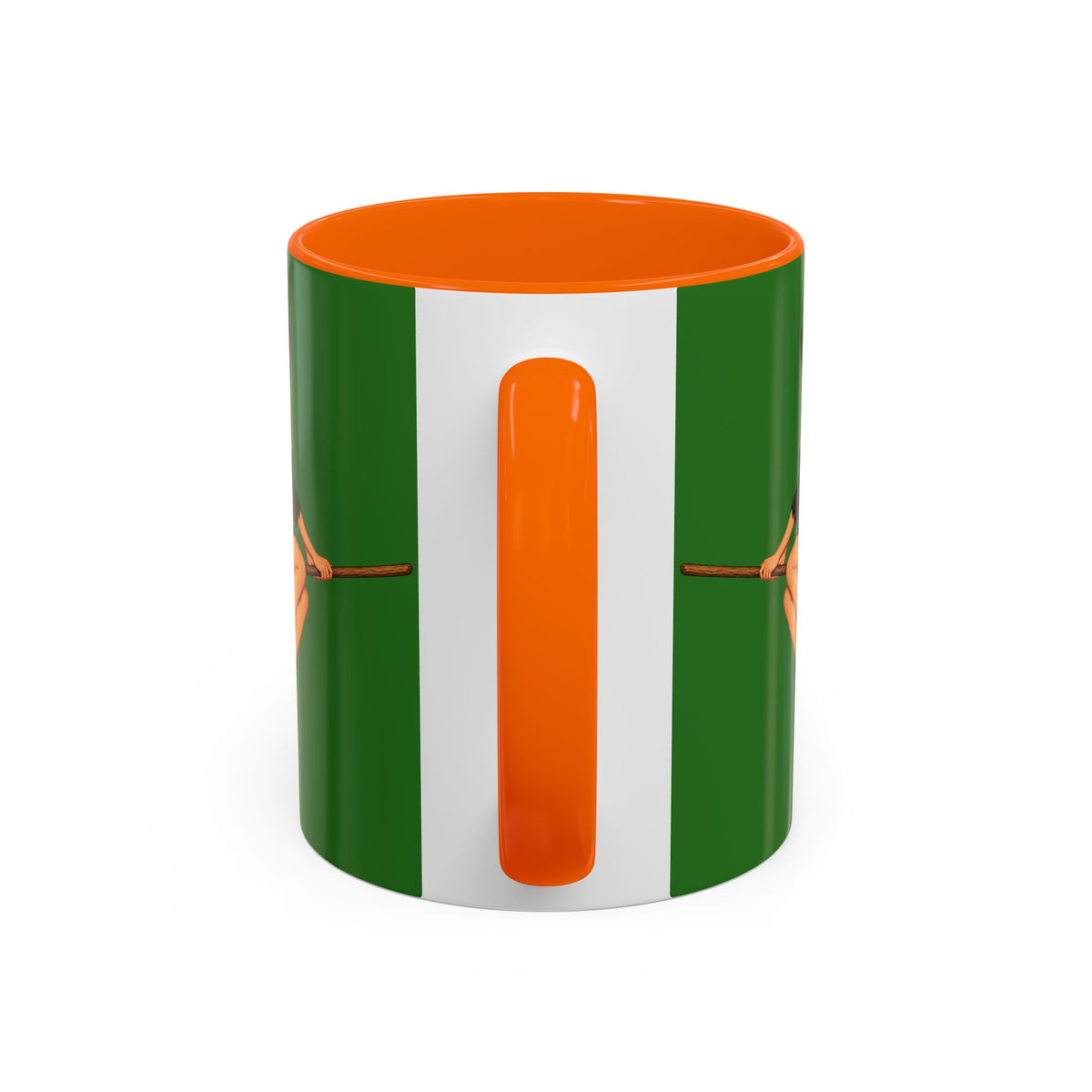 Hazel Hex Green Accent Mug by CreepyCrafts.boo