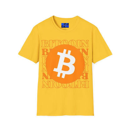 Bitcoin Bitcoin Bitcoin (BTC) LTcolors Unisex T-Shirt by cypherpunkgear