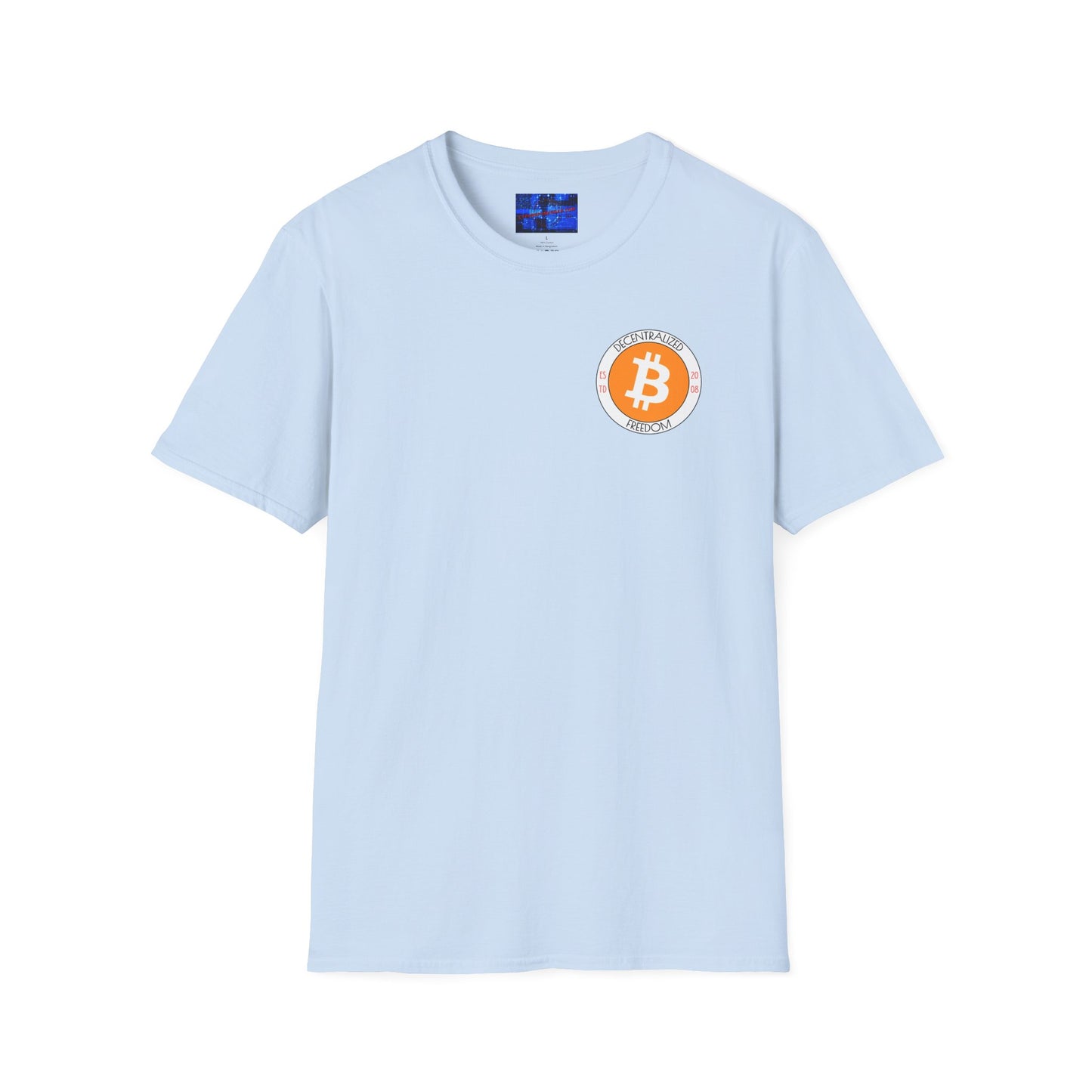 Bitcoin de 2 caras: ¡Libertad descentralizada de cypherpunkgear! Camiseta unisex de estilo suave