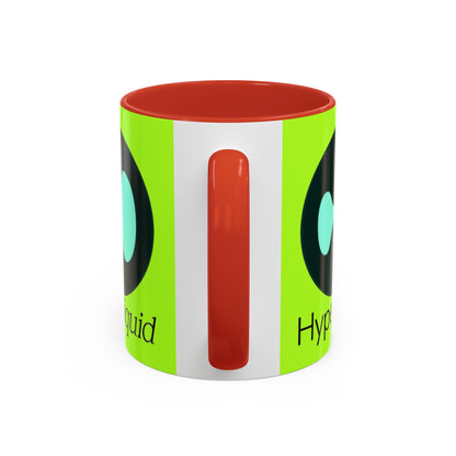 Hyperliquid Black font Green Accent Mug by cypherpunkgear.com