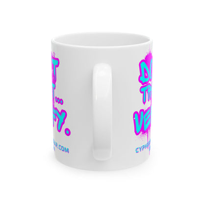 Don't Trust...Verify. White Mug by cypherpunkgear.com