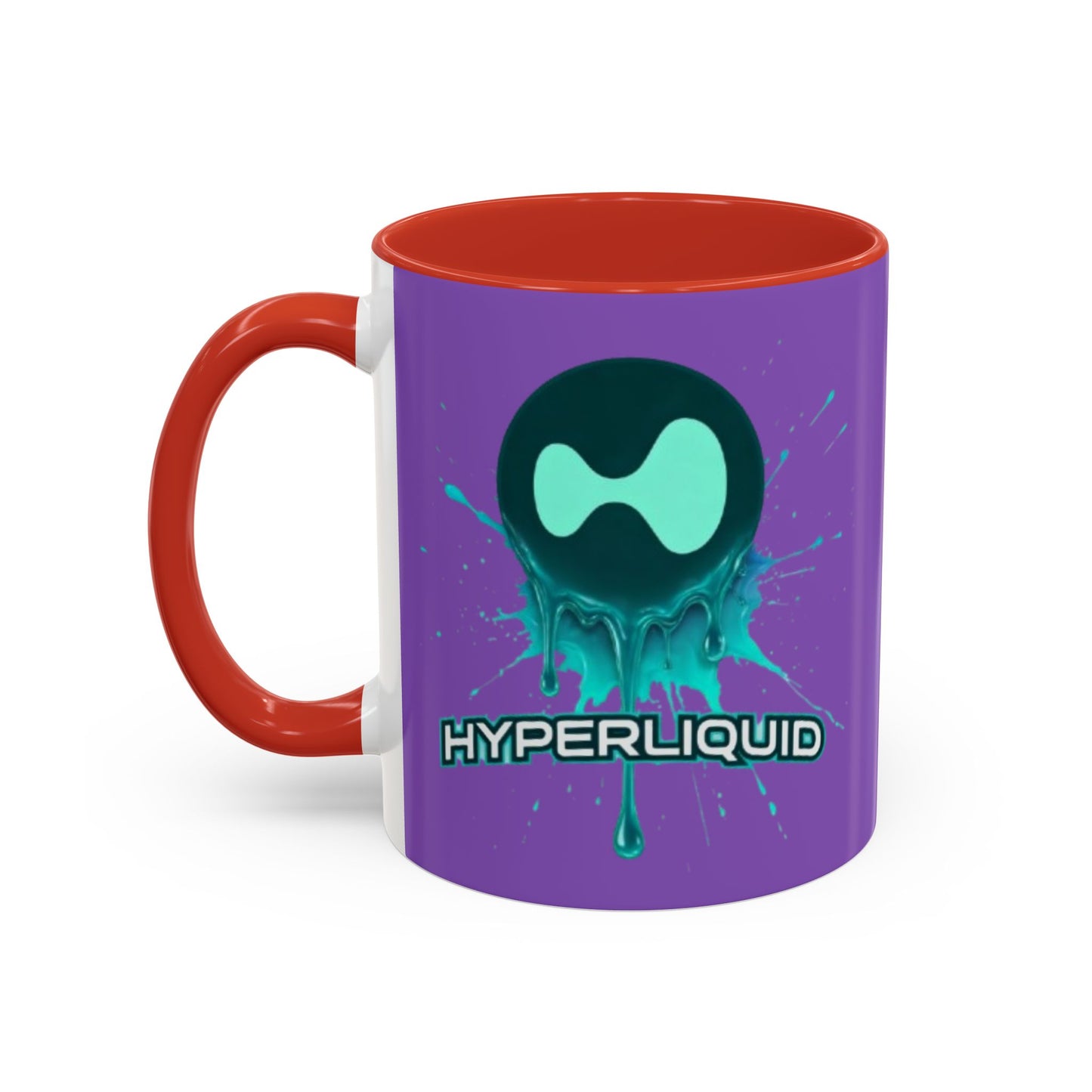 HYPE Drip Light Purple Accent Mug by cypherpunkgear.com