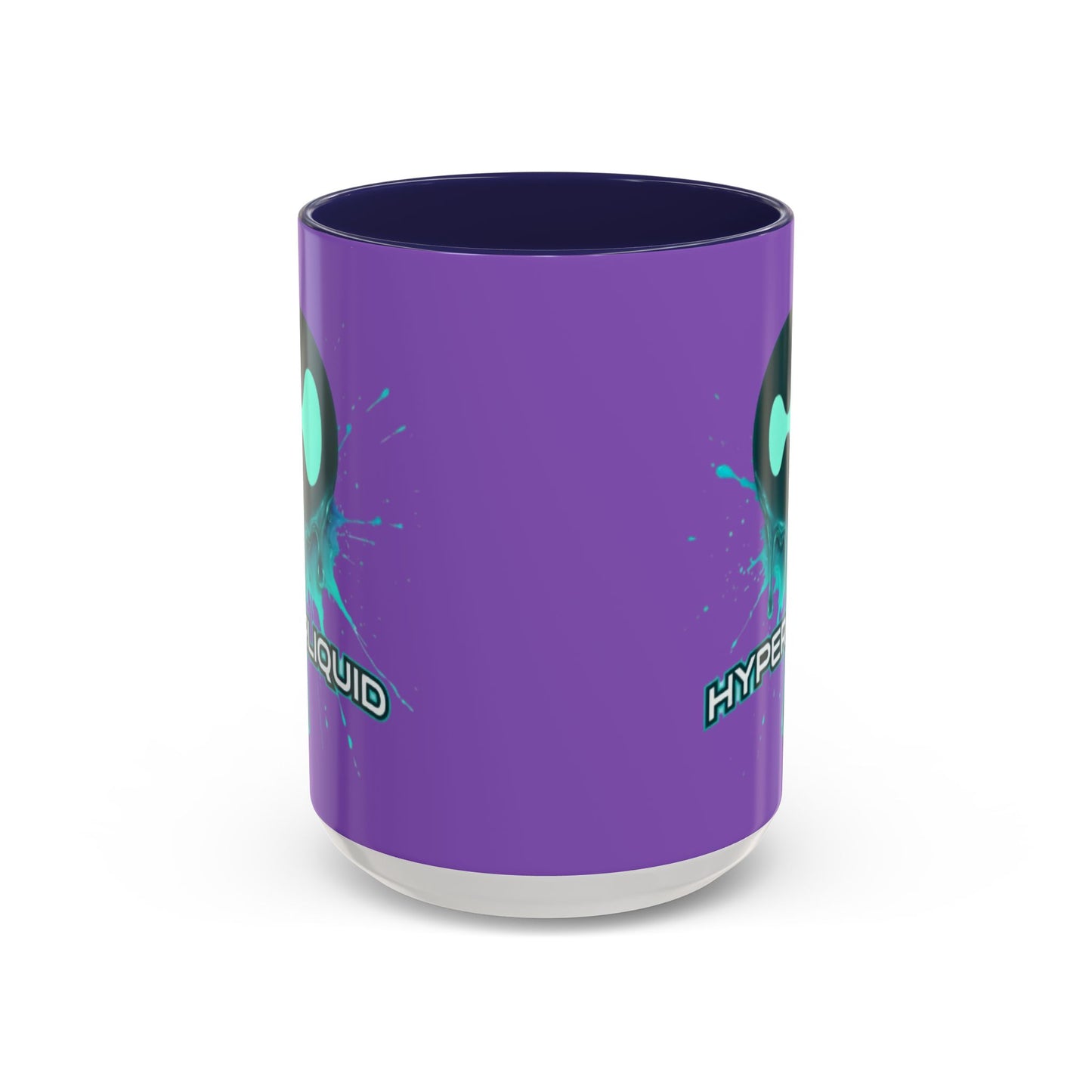 HYPE Drip Light Purple Accent Mug by cypherpunkgear.com