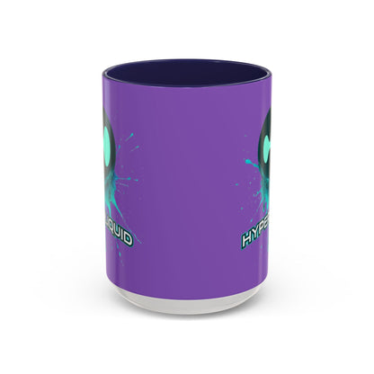HYPE Drip Light Purple Accent Mug by cypherpunkgear.com