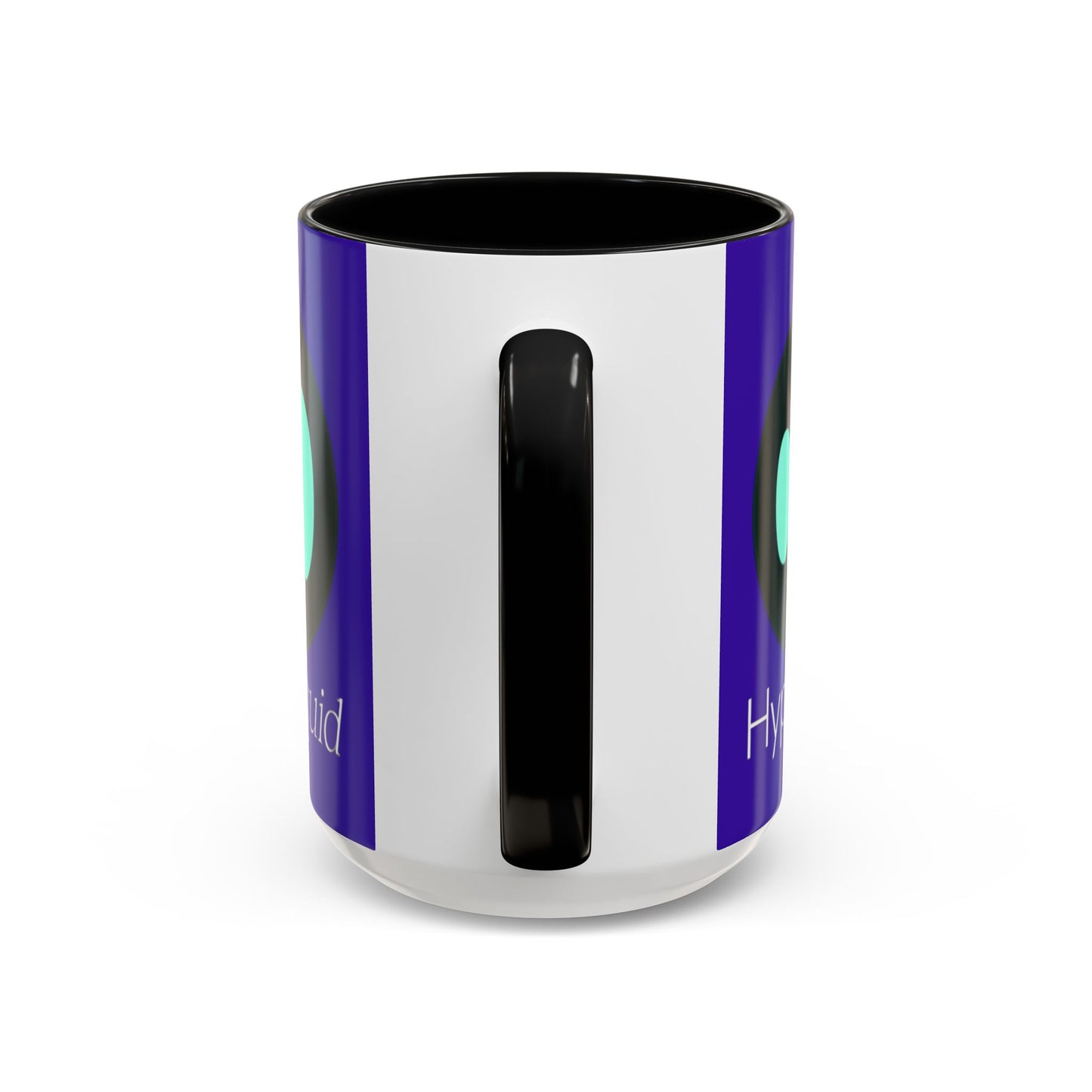 Hyperliquid White font Dark Purple Accent Mug by cypherpunkgear.com