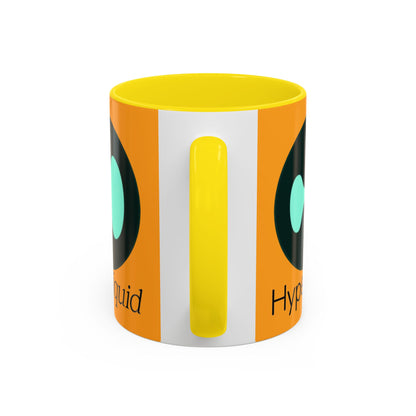 Hyperliquid Black font Orange Accent Mug by cypherpunkgear.com