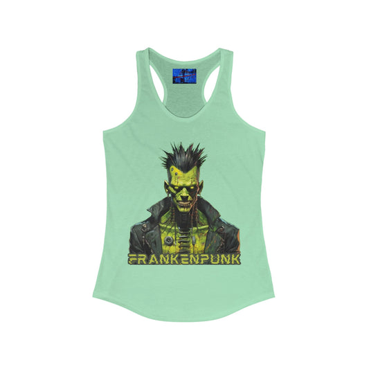 Frankenpunk Women's Racerback Tank Top by cypherpunkgear