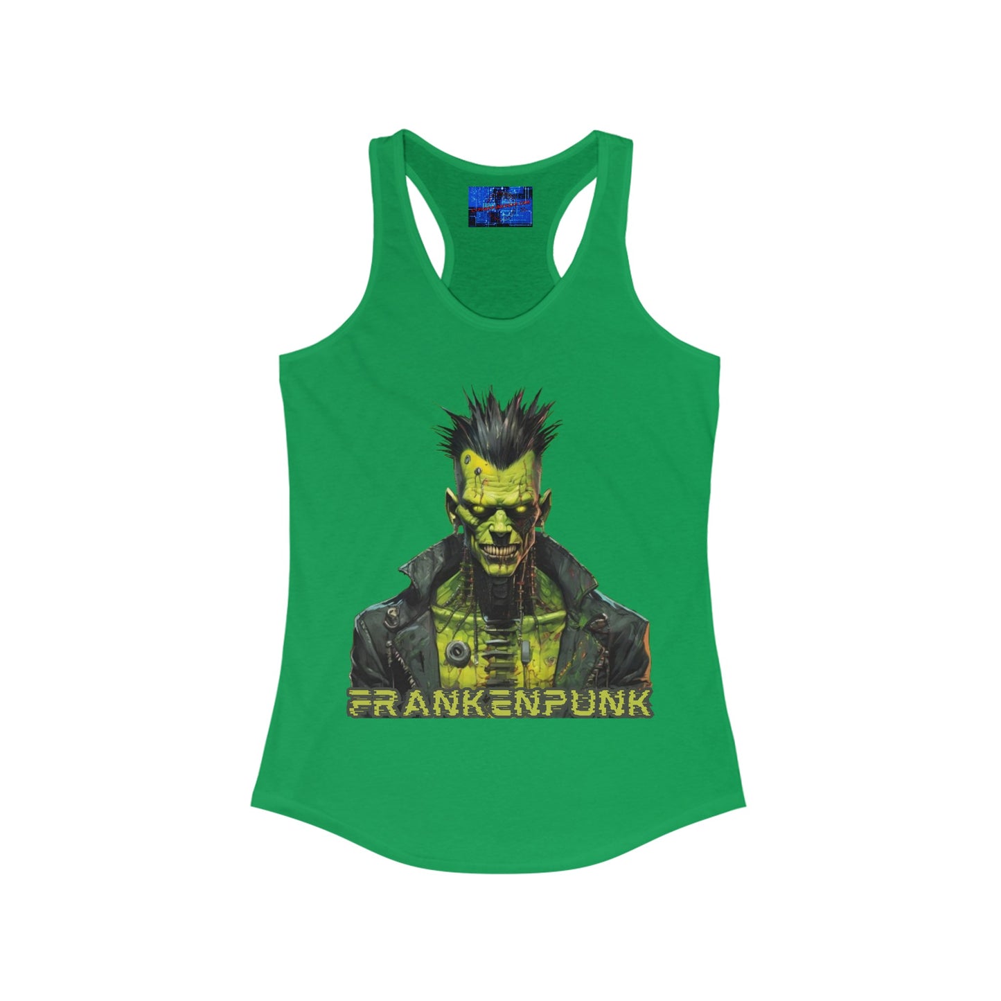 Frankenpunk Women's Racerback Tank Top by cypherpunkgear