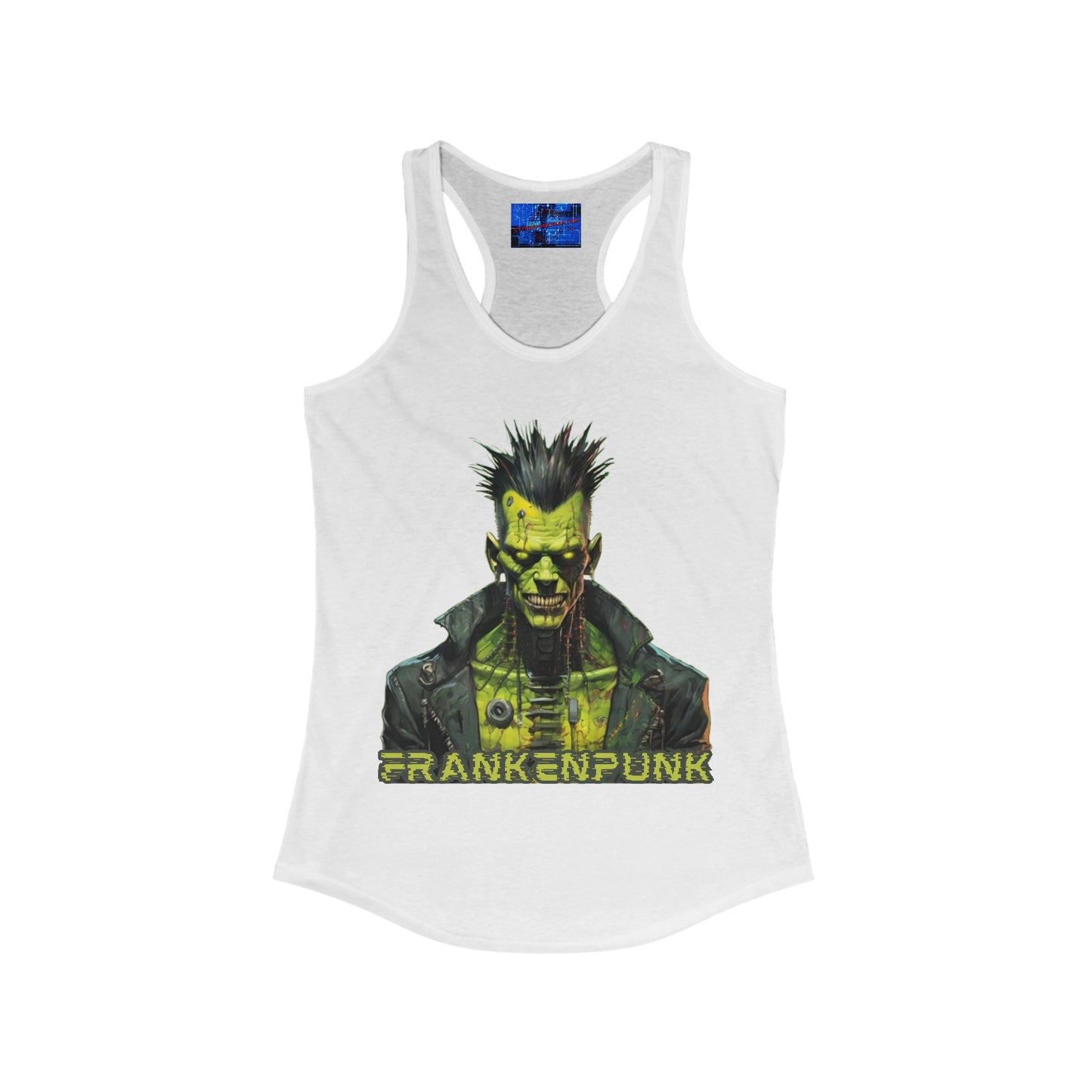 Frankenpunk Women's Racerback Tank Top by cypherpunkgear